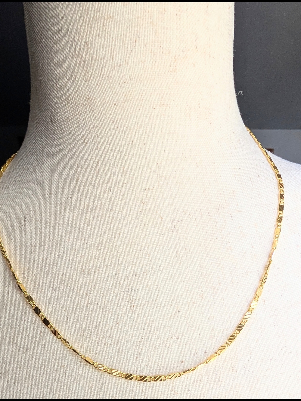 18" Gold necklace - Gold-plated 💎⚜️💎